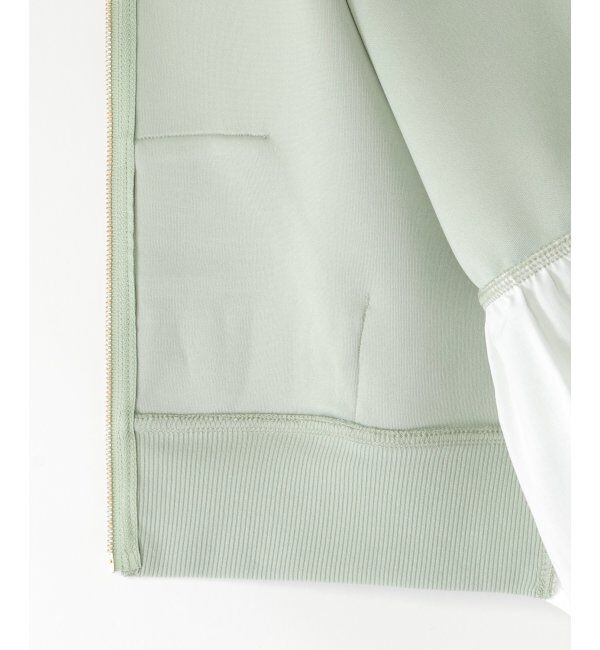 ikka kids「【親子おそろい】GOKU楽 裾レイヤードダンボールジップパーカー（120~160cm）」|Tシャツ・カットソー|