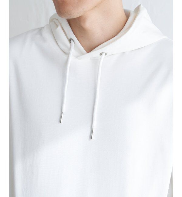 ikka「【接触冷感／抗菌防臭】GOKU楽セイケツ5分袖パーカー」|Tシャツ・カットソー|