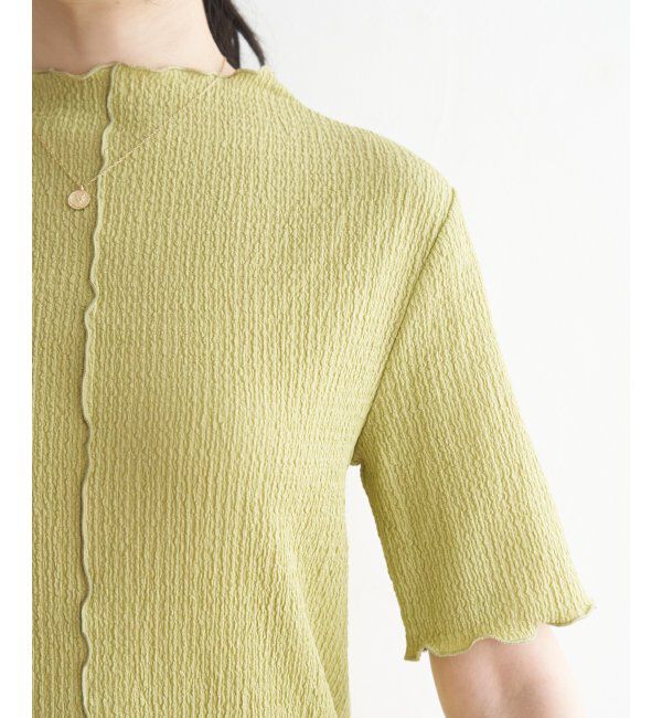 ikka「襟メロー半袖インナーTシャツ」|Tシャツ・カットソー|