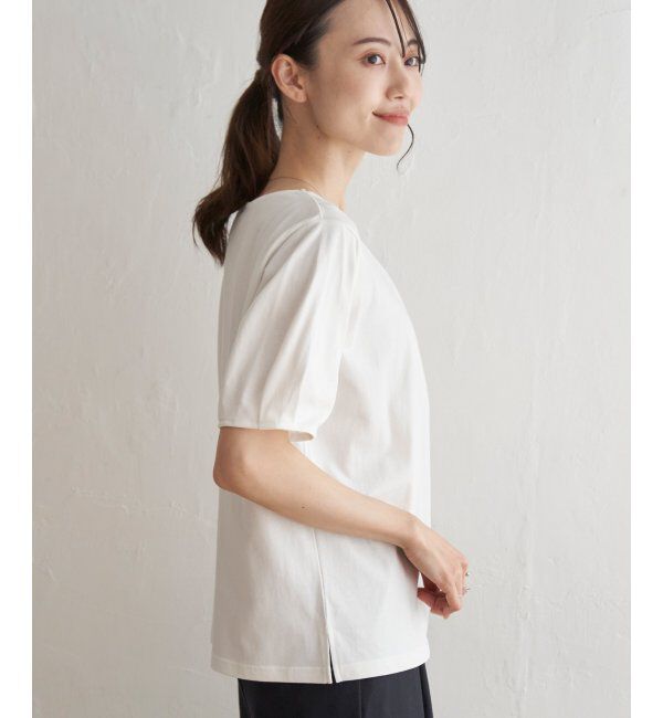 IKKA LOUNGE「【接触冷感／吸水速乾】マルチファンクションラメコードプルオーバー【UVカット】」|Tシャツ・カットソー|