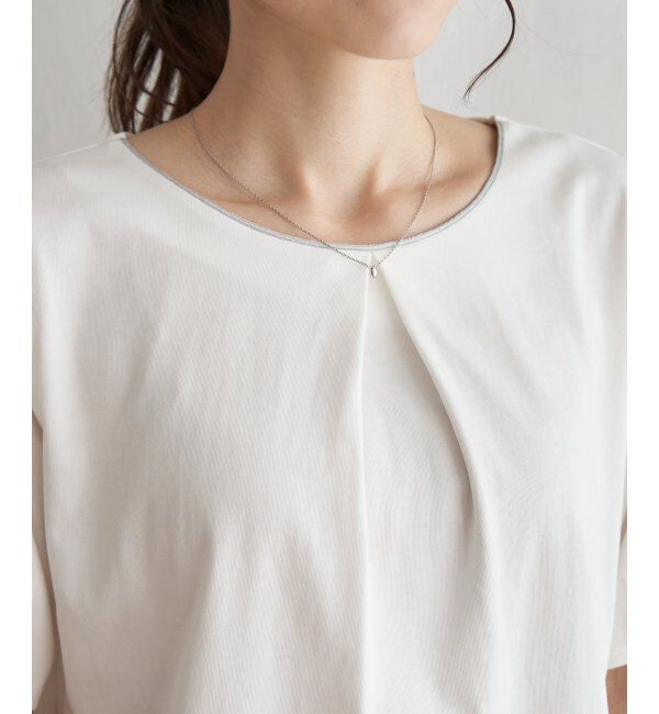 IKKA LOUNGE「【接触冷感／吸水速乾】マルチファンクションラメコードプルオーバー【UVカット】」|Tシャツ・カットソー|