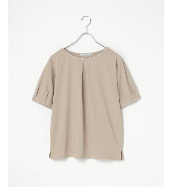 IKKA LOUNGE「【接触冷感／吸水速乾】マルチファンクションラメコードプルオーバー【UVカット】」|Tシャツ・カットソー|