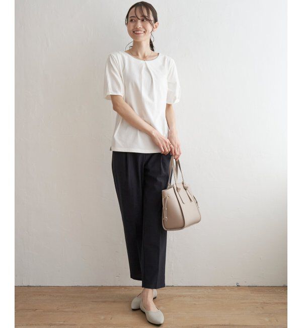 IKKA LOUNGE「【接触冷感／吸水速乾】マルチファンクションラメコードプルオーバー【UVカット】」|Tシャツ・カットソー|