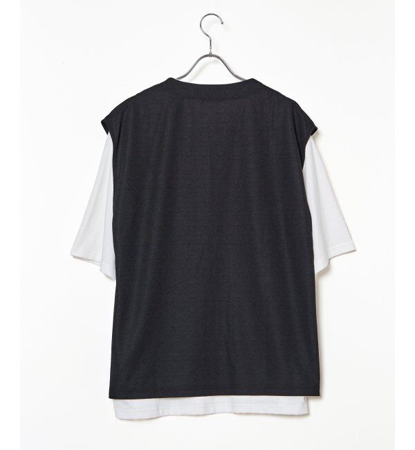 ikka「【2点セット】ジョーゼットジレインナーセット」|Tシャツ・カットソー|