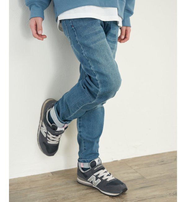 ikka kids「GOKU楽ストレッチパンツ A （120~160cm）」|その他|ネイビーブルー