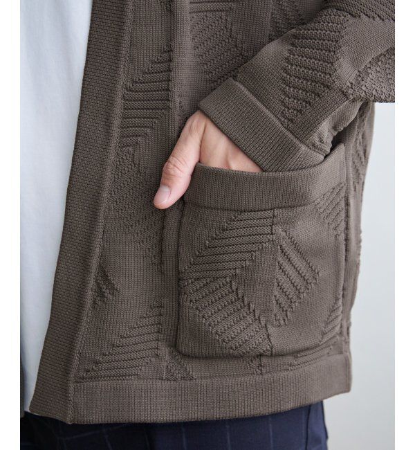 ikka「GOKU楽ニットジオメカーディガン」|その他|