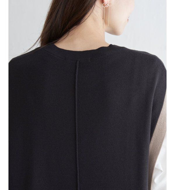 ikka「ニットベストアンサンブルワンピース」|ワンピース|