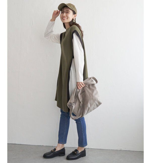 ikka「ニットベストアンサンブルワンピース」|ワンピース|