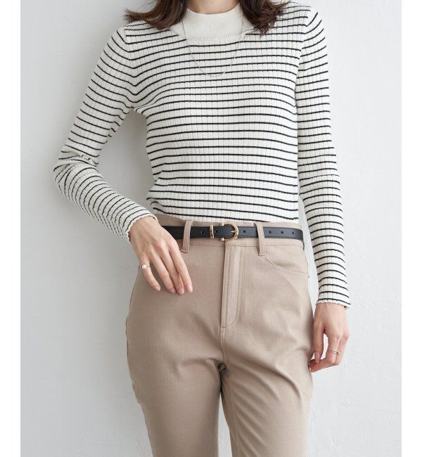 ikka「プレーンベルト 18mm」|ダウンベスト・ベスト|