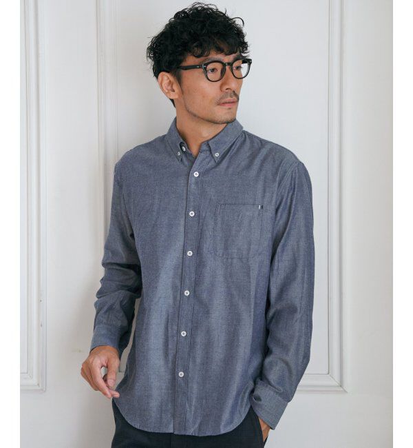 ikka「イージーケアフランネルムジシャツ」|シャツ・ブラウス|