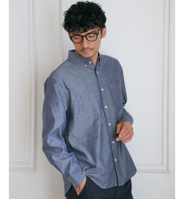 ikka「イージーケアフランネルムジシャツ」|シャツ・ブラウス|