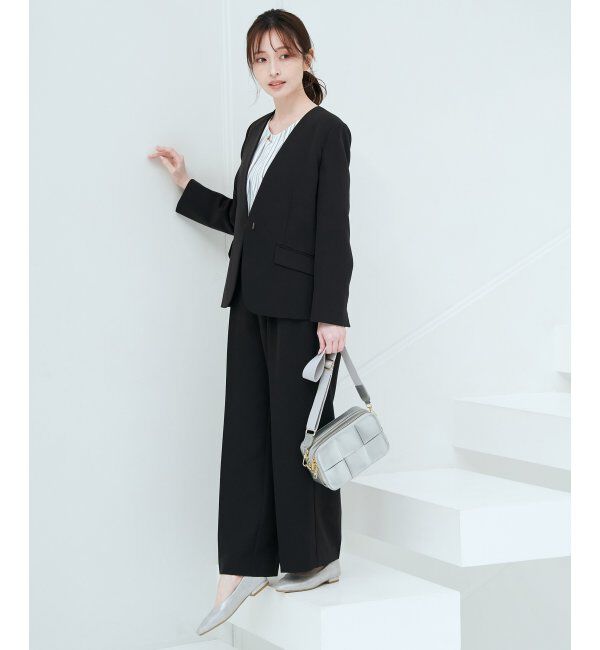 IKKA LOUNGE「ウォッシャブルワイドパンツ」|その他|