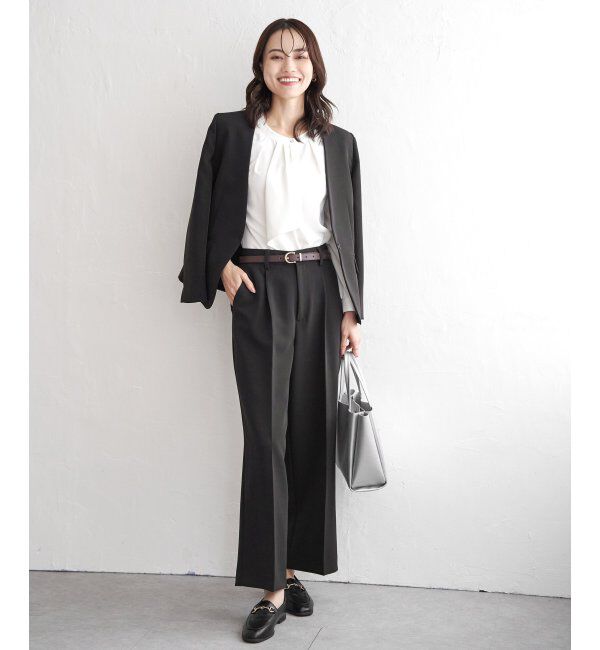 IKKA LOUNGE「ウォッシャブルワイドパンツ」|その他|