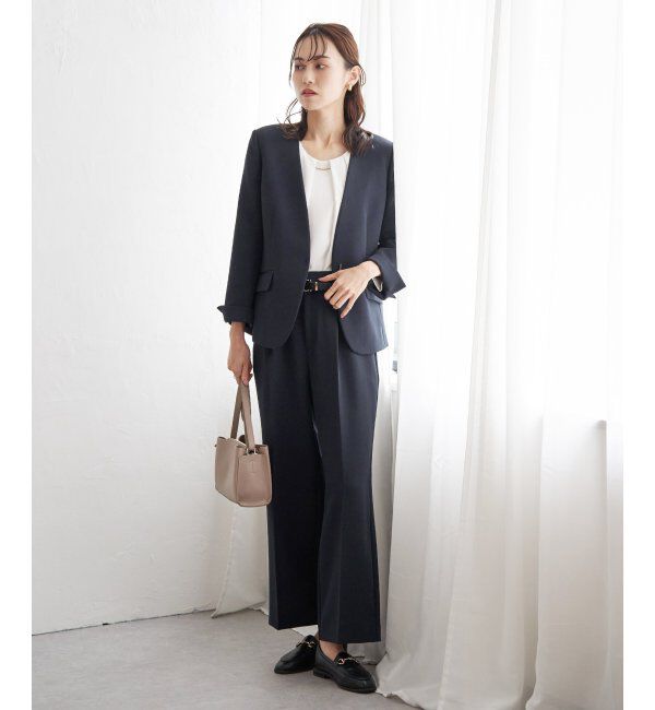 IKKA LOUNGE「ウォッシャブルワイドパンツ」|その他|