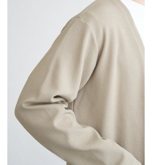 ikka「ダブルフェイスDRYカノコカーディガン」|カーディガン|