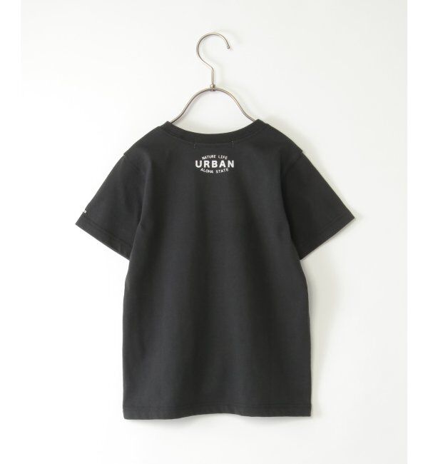 ikka kids「【親子おそろい】URBAN NATURE LIFE アーバンネイチャーライフ フロッキープリントT（120~160cm）」|Tシャツ・カットソー|