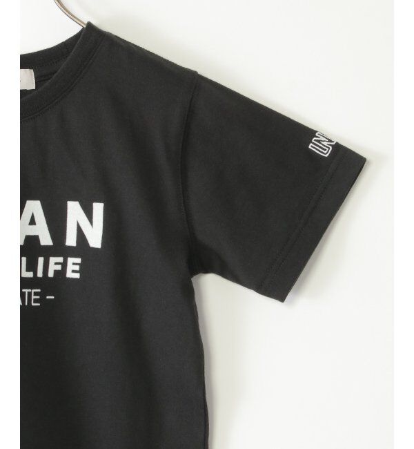 ikka kids「【親子おそろい】URBAN NATURE LIFE アーバンネイチャーライフ フロッキープリントT（120~160cm）」|Tシャツ・カットソー|