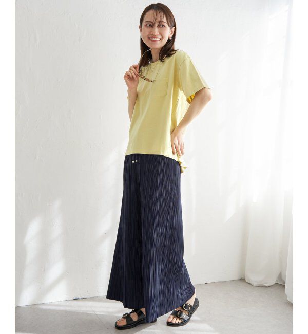 ikka「コットンUSA半袖ポケットTシャツ」|Tシャツ・カットソー|