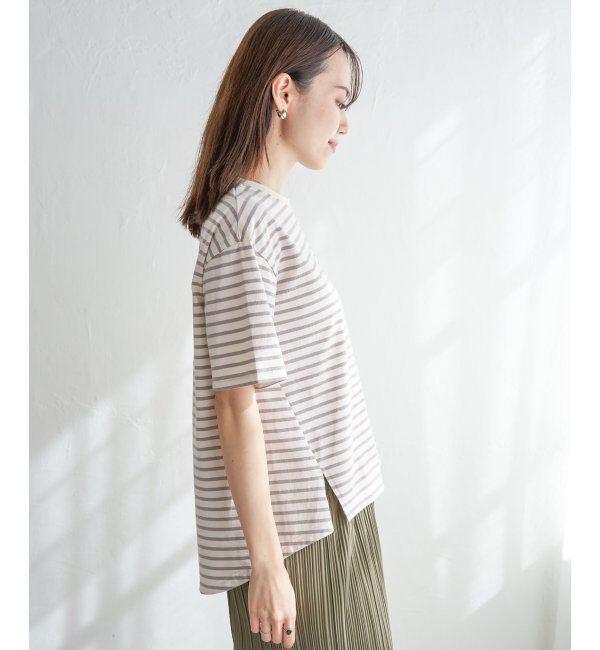 ikka「コットンUSA半袖ポケットTシャツ」|Tシャツ・カットソー|