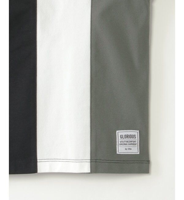 ikka kids「【親子おそろい】マルチファンクション縦切り替えTシャツ（120~160cm）」|Tシャツ・カットソー|