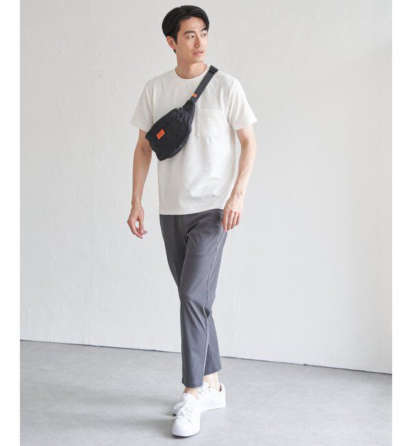 ikka「ヘリンボンフクレジャカードTシャツ」|Tシャツ・カットソー|