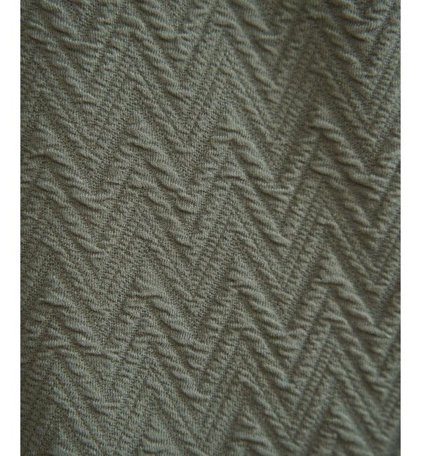 ikka「ヘリンボンフクレジャカードTシャツ」|Tシャツ・カットソー|