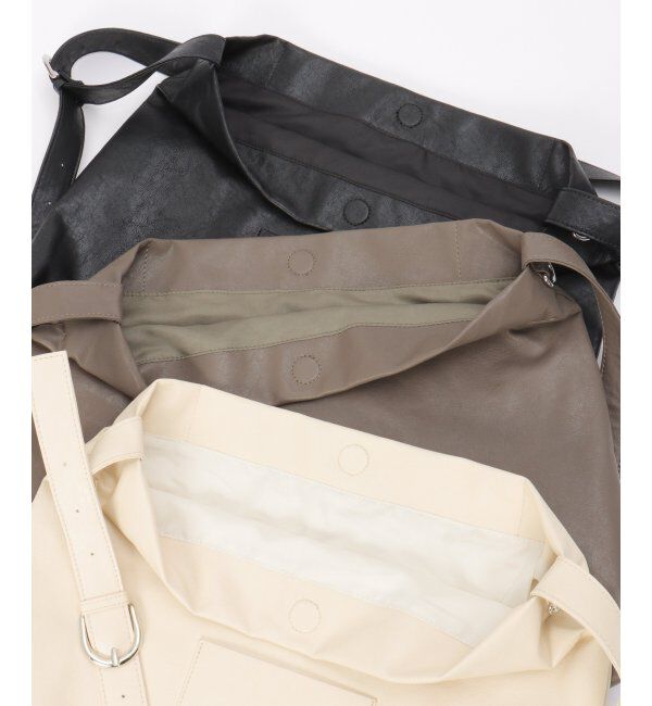 ikka「撥水合皮ワンショルダーバッグ」|その他|