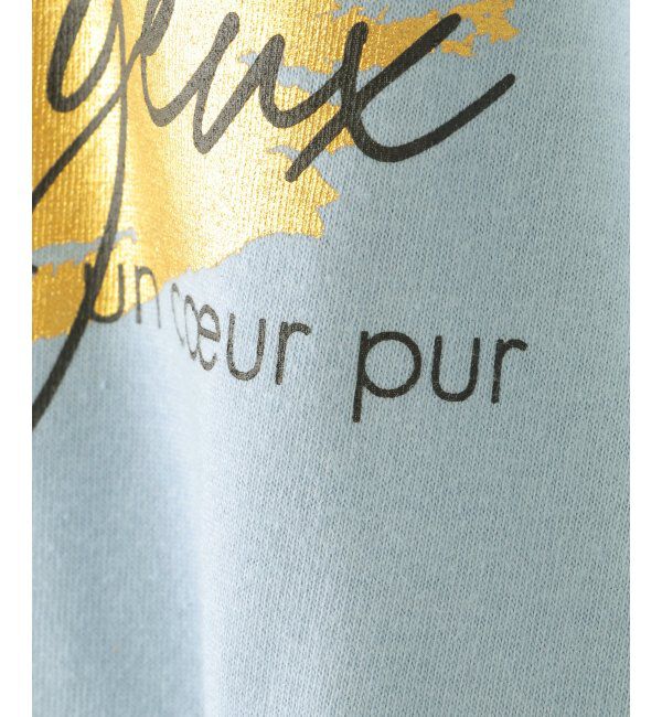 ikka kids「【親子おそろい】裾レイヤードロールアップロゴTシャツ（120~160cm）」|Tシャツ・カットソー|