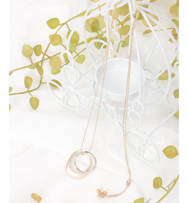 ikka「コンビリングネックレス」|その他|ゴールド