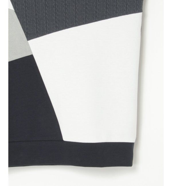 ikka「ブロックスダンボールプルパーカ」|パーカー|