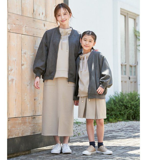 ikka kids「GOKU楽鹿の子ダンボールキュロット（120~160cm）」|スカート|