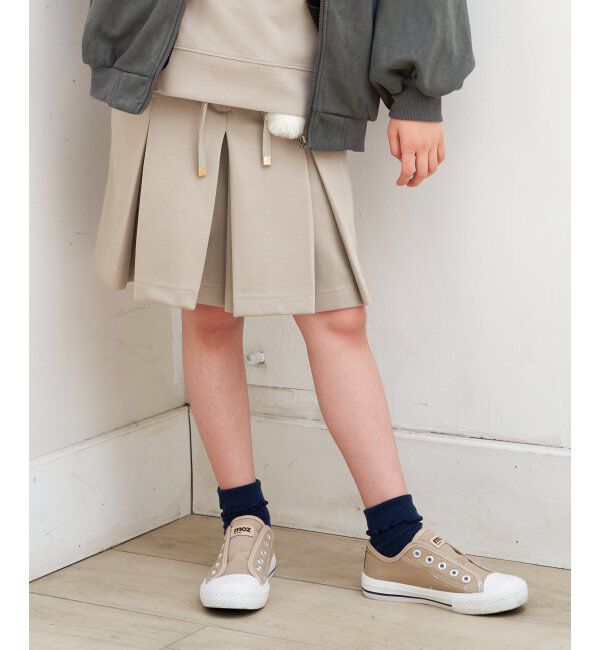 ikka kids「GOKU楽鹿の子ダンボールキュロット（120~160cm）」|スカート|