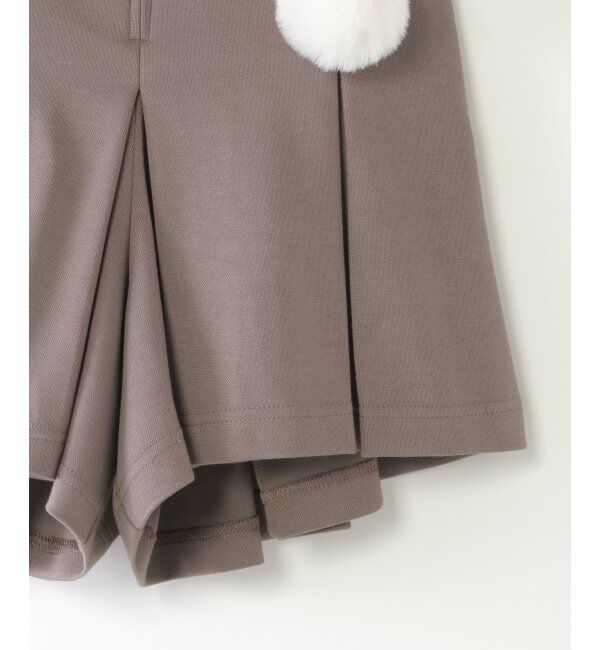 ikka kids「GOKU楽鹿の子ダンボールキュロット（120~160cm）」|スカート|