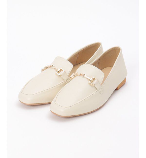 ikka「GOKU楽ソフトPUビットローファー」|その他|ベージュ