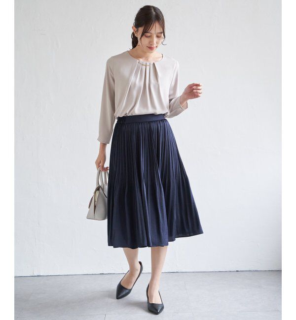 IKKA LOUNGE「チャームデザインブラウス」|シャツ・ブラウス|