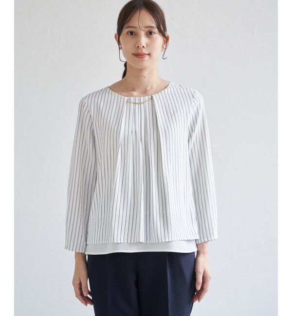 IKKA LOUNGE「チャームデザインブラウス」|シャツ・ブラウス|