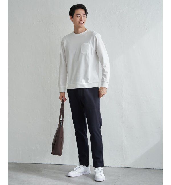 ikka「DRYダンボールWフェイストレロンT」|Tシャツ・カットソー|