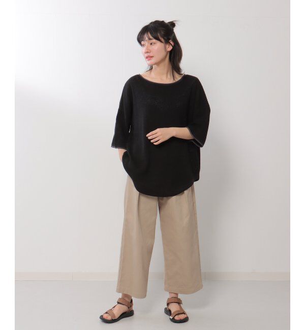 Lbc with Life「コットンウエストギャザーワイドパンツ」|その他|