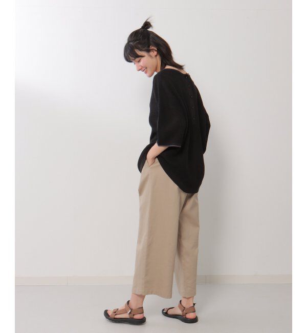 Lbc with Life「コットンウエストギャザーワイドパンツ」|その他|