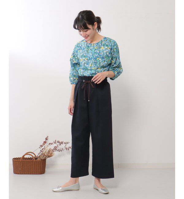 Lbc with Life「コットンウエストギャザーワイドパンツ」|その他|