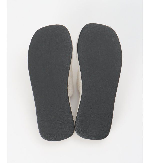 Lbc with Life「茶竹ロゴ厚底スリッパ」|ルームシューズ|