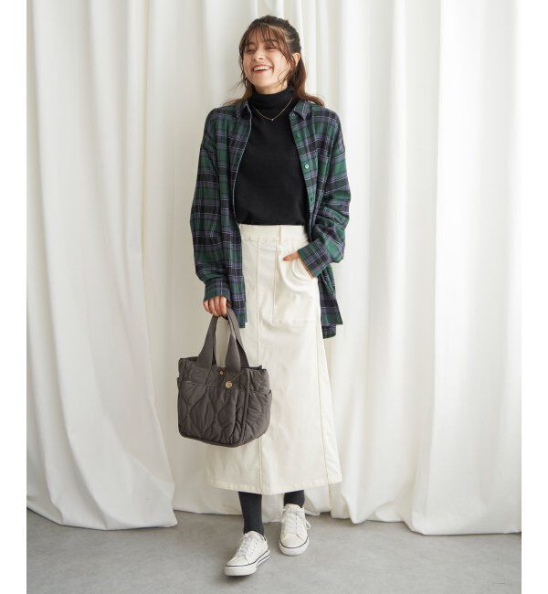 Lbc with Life「ラクぬくIラインスカート」|スカート|