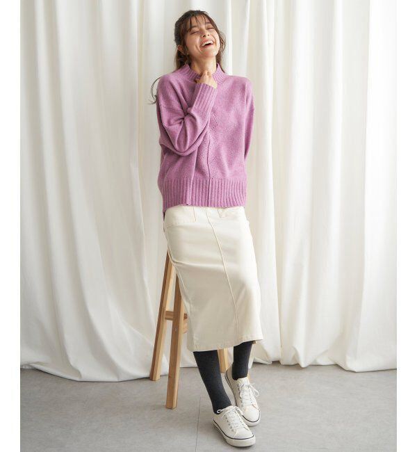 Lbc with Life「ラクぬくIラインスカート」|スカート|