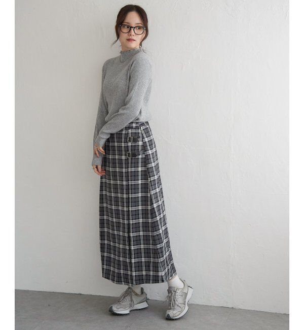 Lbc with Life「襟フリルリブニット」|カーディガン|