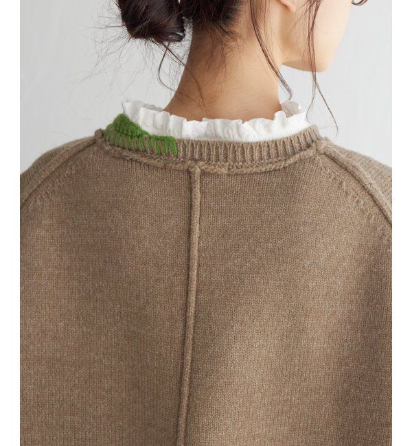 Lbc with Life「アシメハンドステッチニットベスト」|ニット・セーター|