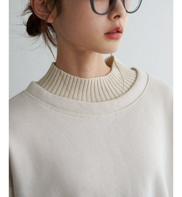 Lbc with Life「リブニットドッキング裏起毛プルオーバー」|その他|