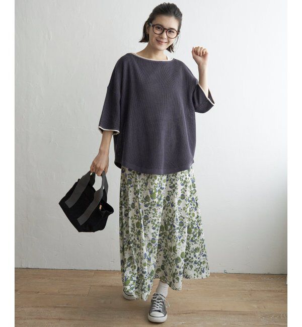 Lbc with Life「ラーベン編みバックボタンプルオーバー」|カーディガン|