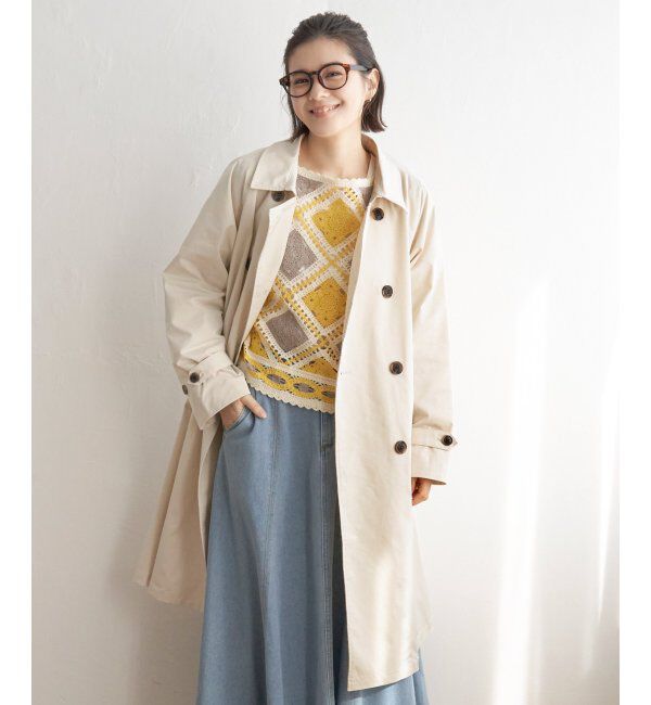 Lbc with Life「トレンチコート」|その他|オフホワイト