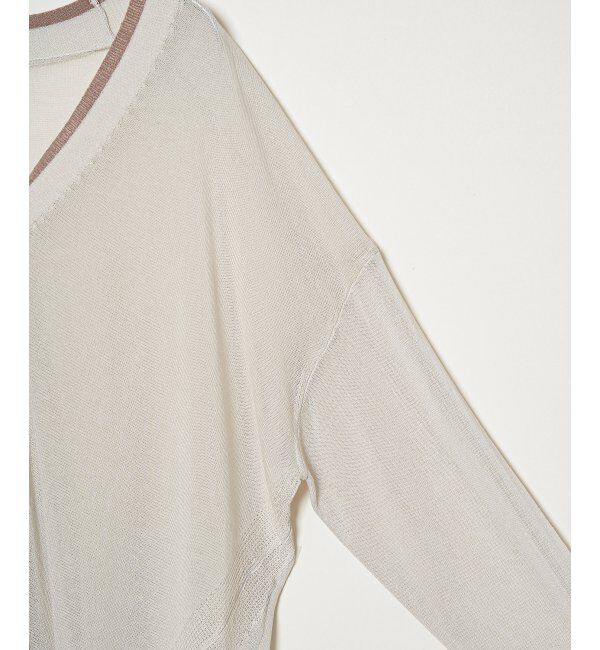 Lbc with Life「RN Vネックミドルカーディガン」|カーディガン|