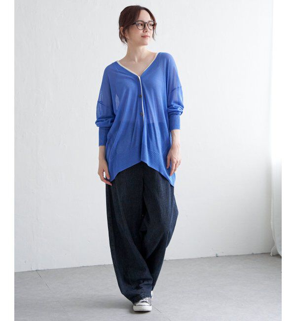 Lbc with Life「RN Vネックミドルカーディガン」|カーディガン|